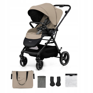 Kočík kočík 22kg, ľahký a obratný YOXI Kinderkraft, béžový